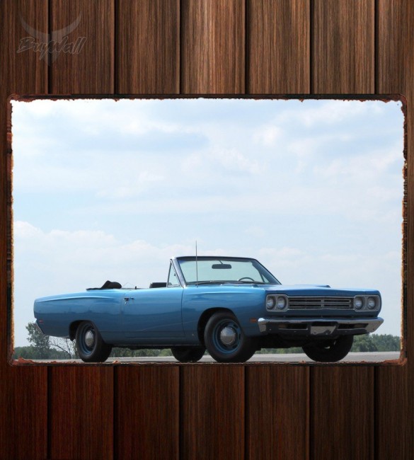 Металлическая табличка Plymouth Satellite Convertible Металлическая табличка Plymouth Satellite Convertible
